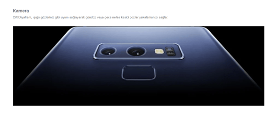 Samsung Galaxy Note 9 128 GB Black Outlet (12 Ay Garantili)